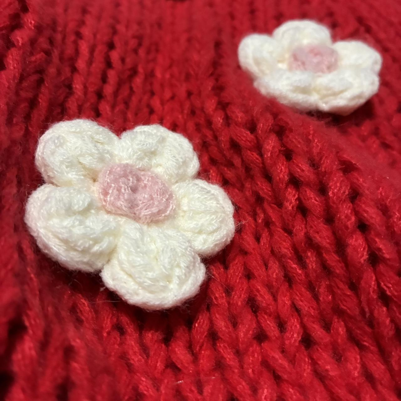 Women's Cardigan - Multi/Red - M – Luna Ivy Red F… - image 2