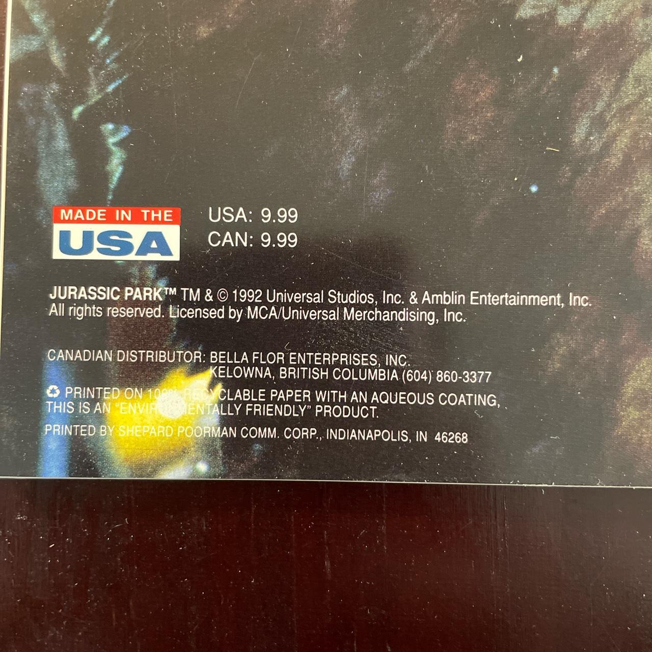 vintage-1994-jurassic-park-calendar-excellent-depop