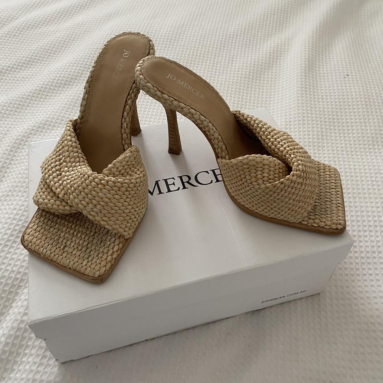 Jo Mercer Mid Heel Brown Sandals Jo Mercer- Lana High Heel Sandals