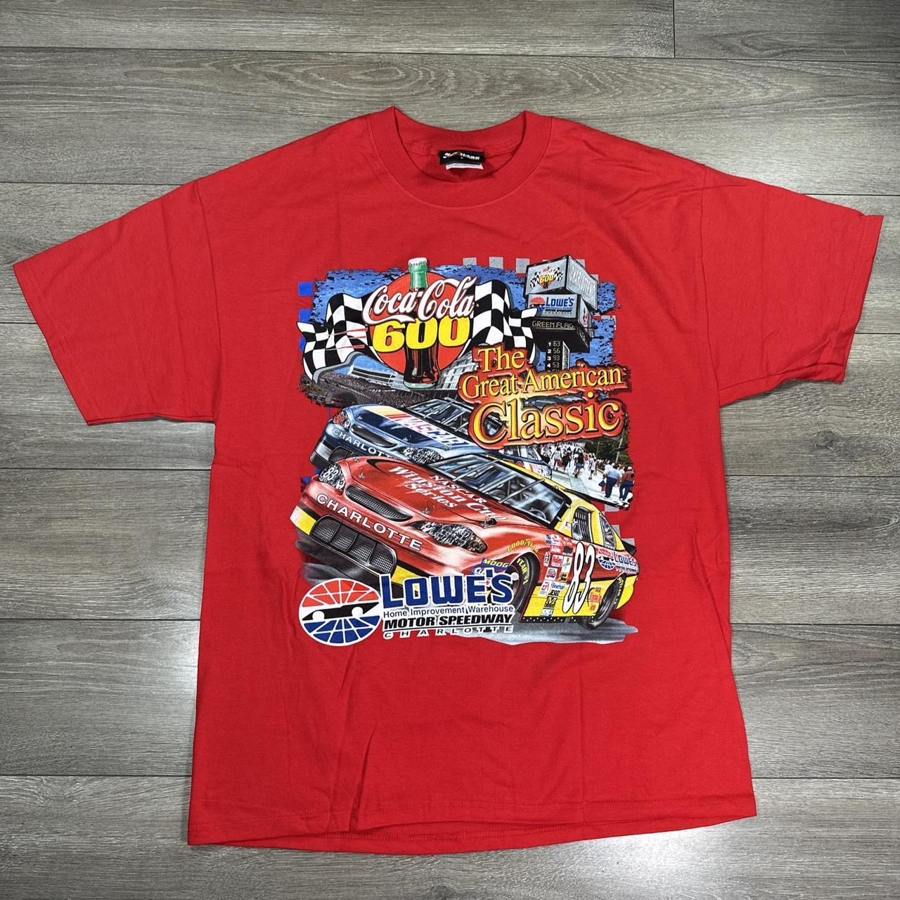 Nascar sold graphic t shirt charlotte 2001