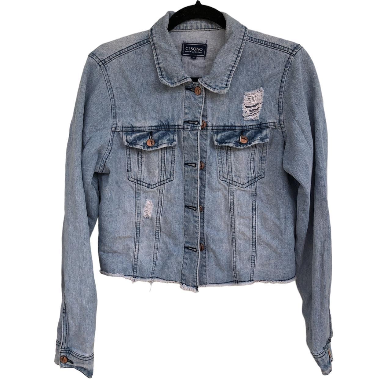 Denim & Co. Women's Blue Jacket Depop