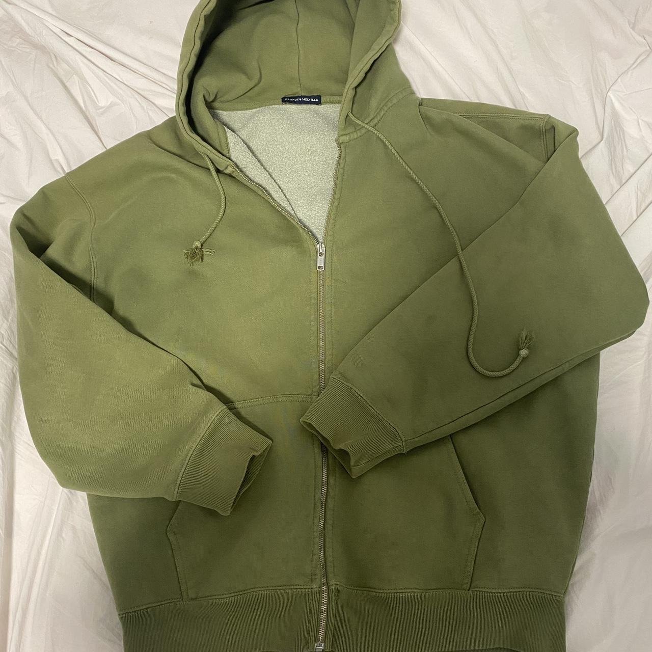 (Brandy Melville) Christy Hoodie 🍵 Matcha Green /... Depop