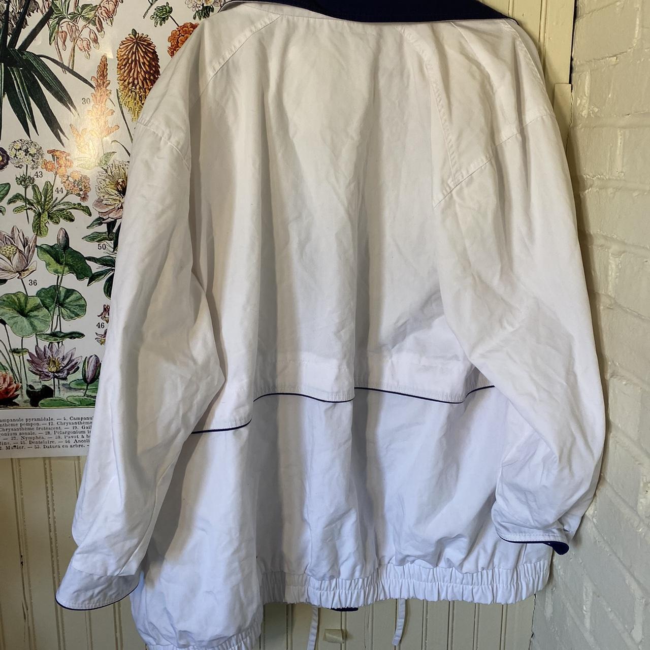 Current Seen Women's White and Navy Jacket (2)
