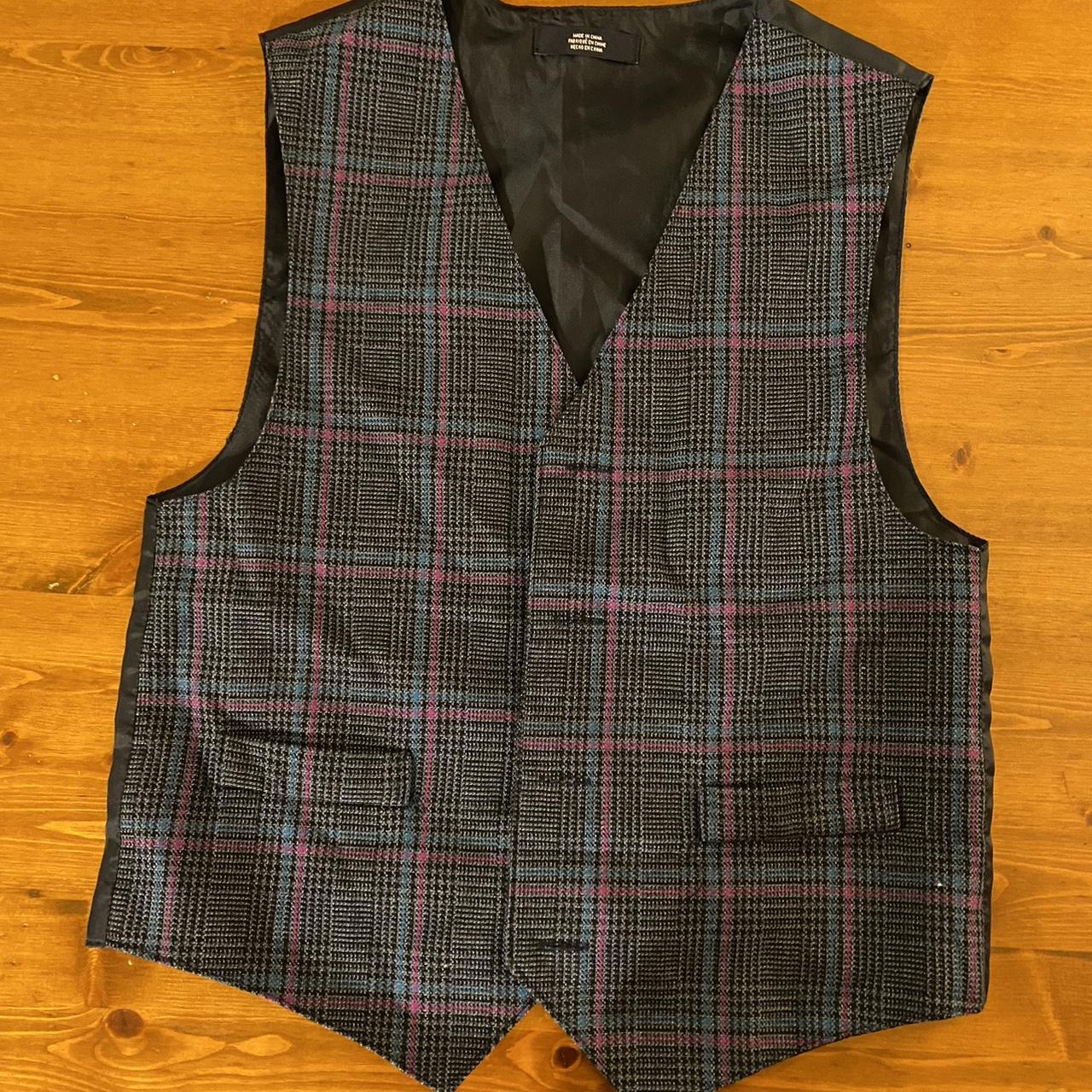 Plaid suit vest! Cutie little 90s piece. Perfect for... - Depop