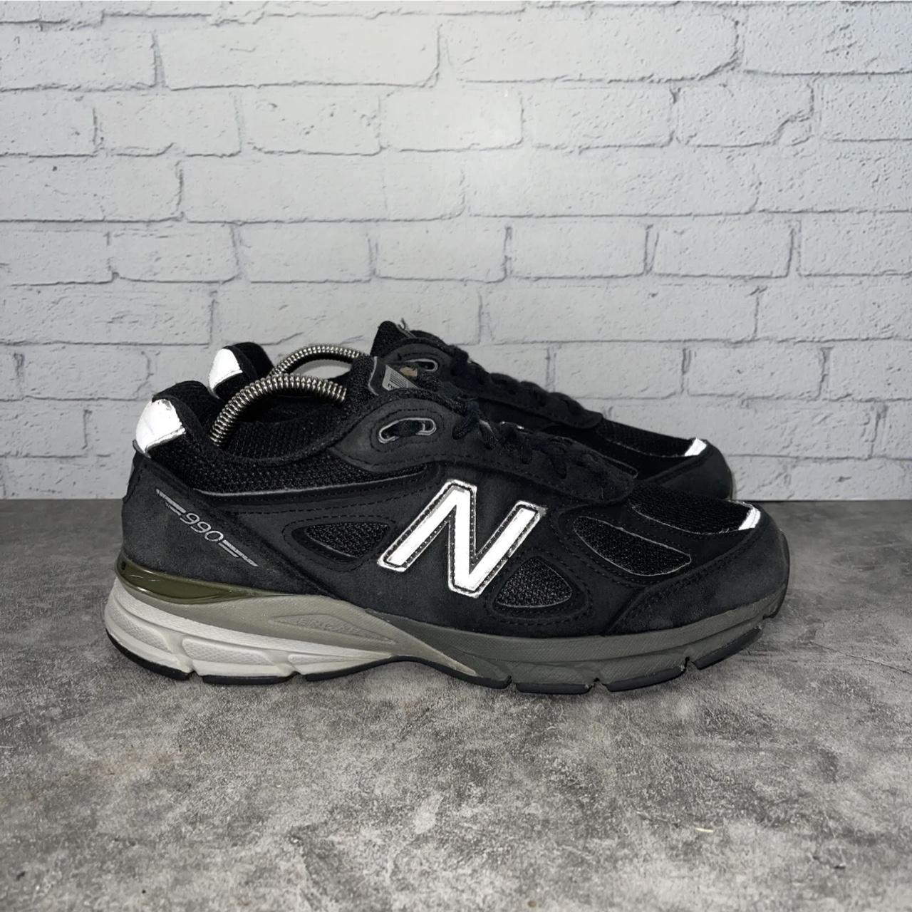 New Balance Suede Mesh 990V4 Black Lace Up Running... - Depop