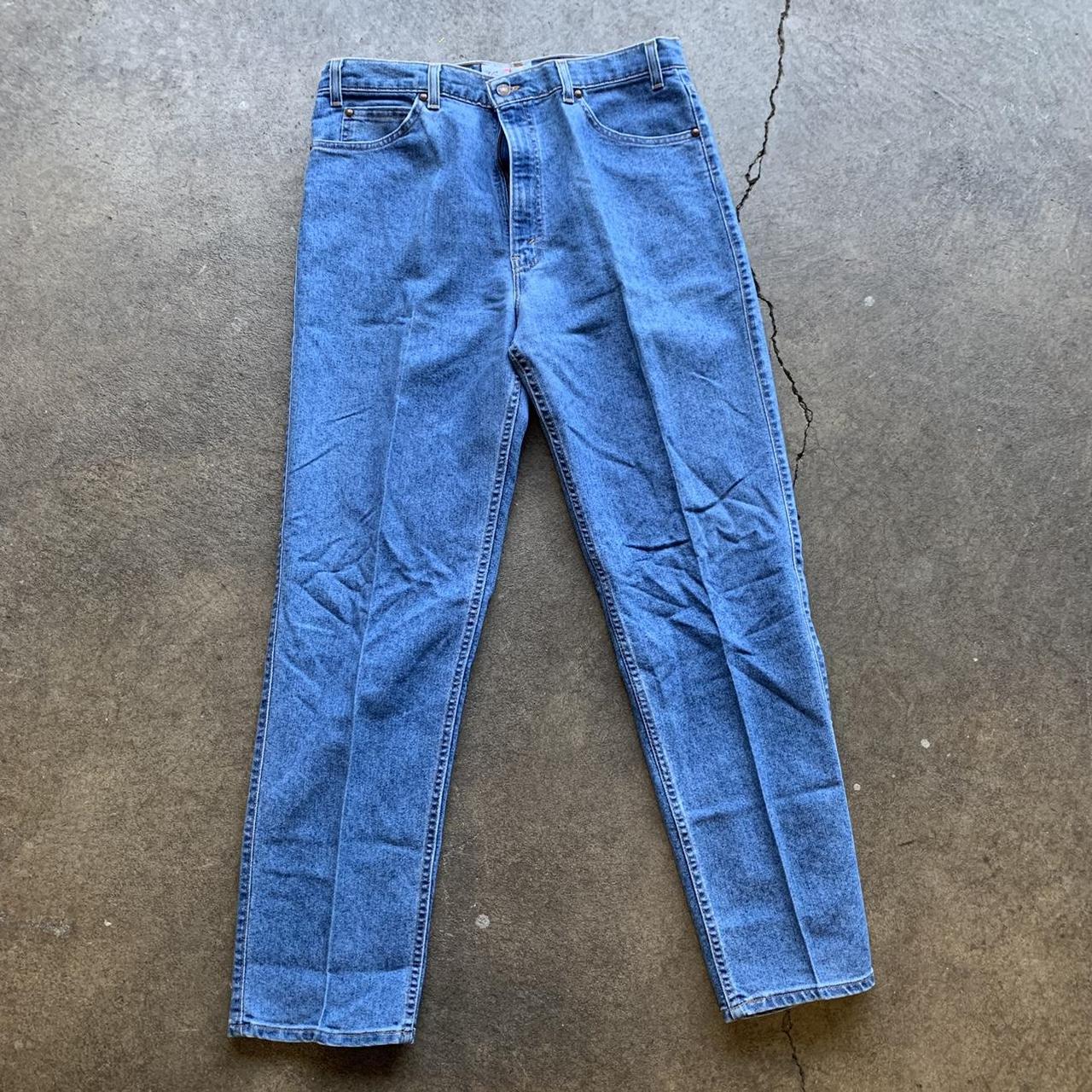 Vintage Levis 540 Brown Tab Jeans Measurements:... - Depop