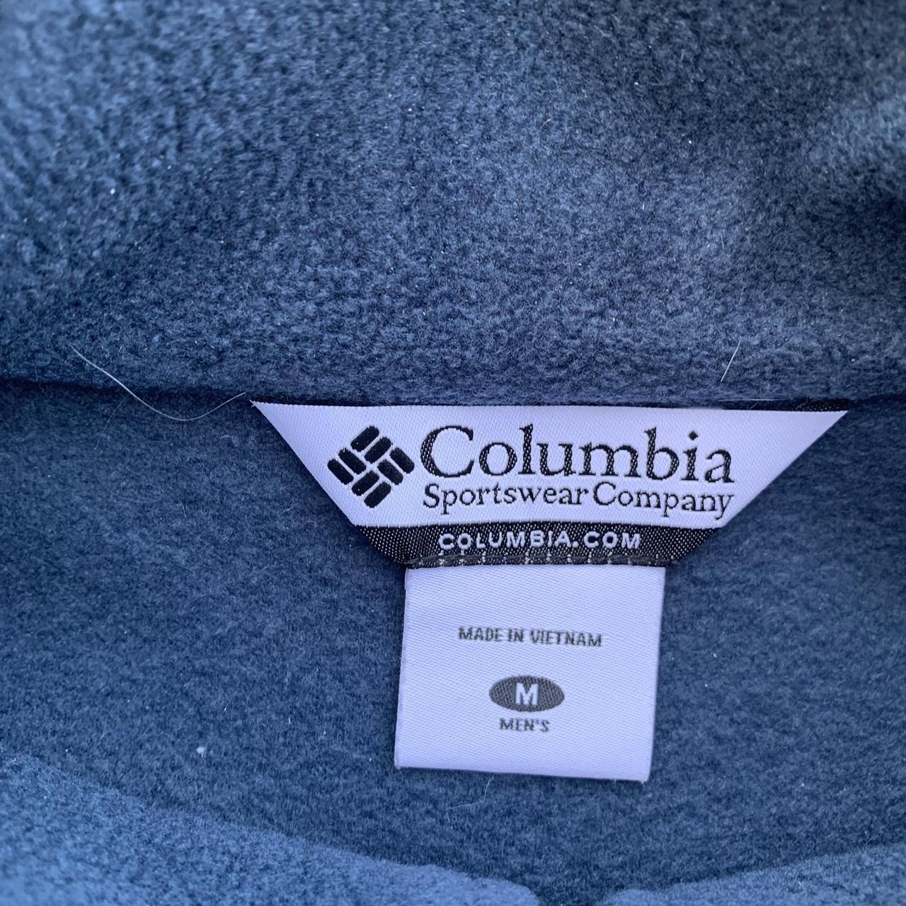 Columbia Fleece Vest Measurements: Chest:... - Depop