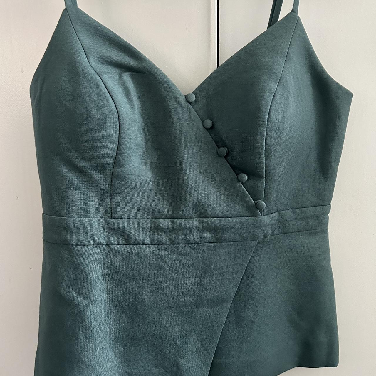 Forever New linen bustier top size 8 new with tags - Depop