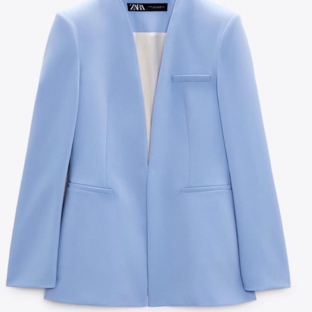 Zara Women's Blue Suit Depop