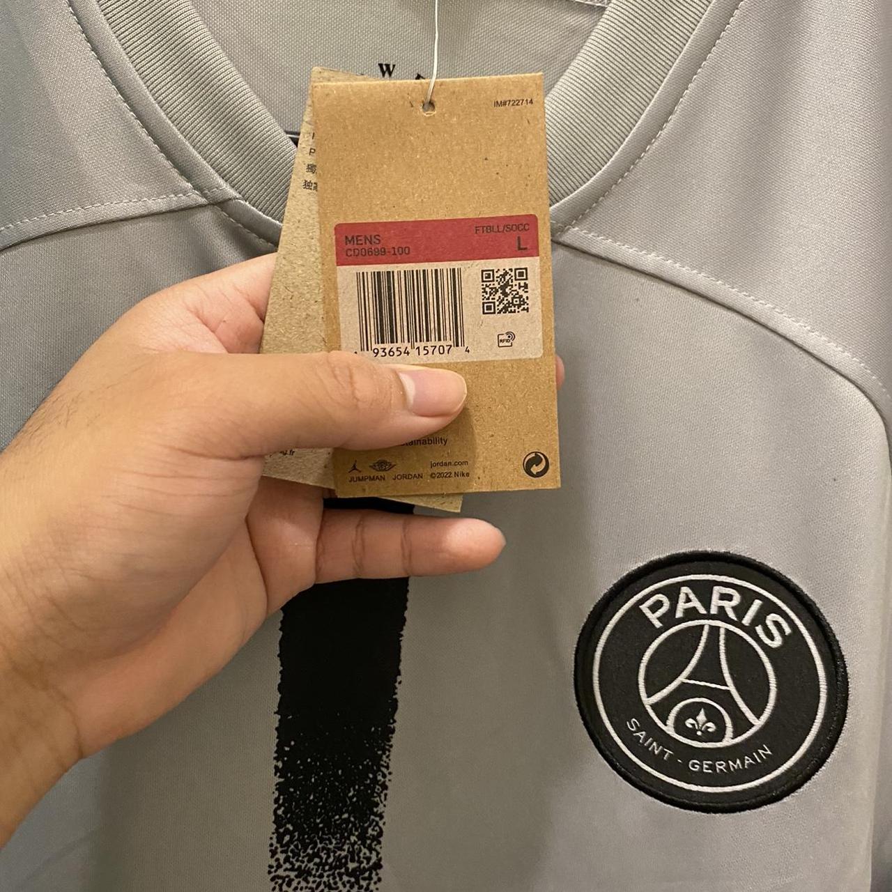 psg jordan shirt black