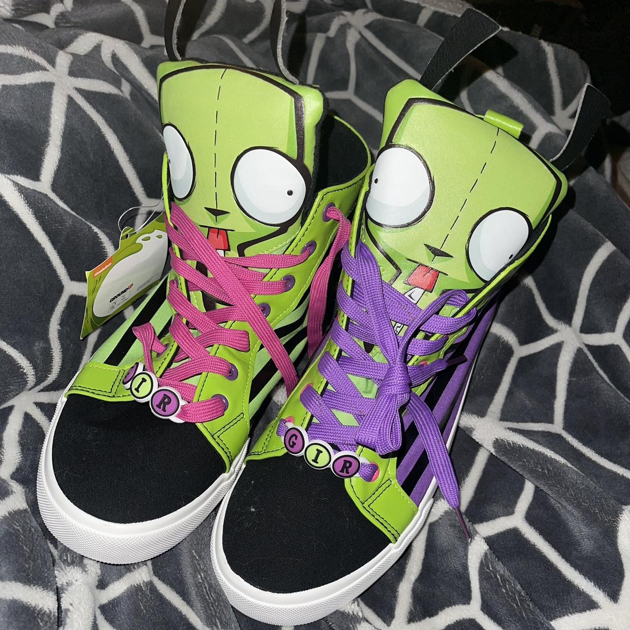 Invader zim gir hi tops 🖤💜💚 DONT BUY‼️I’m only... - Depop