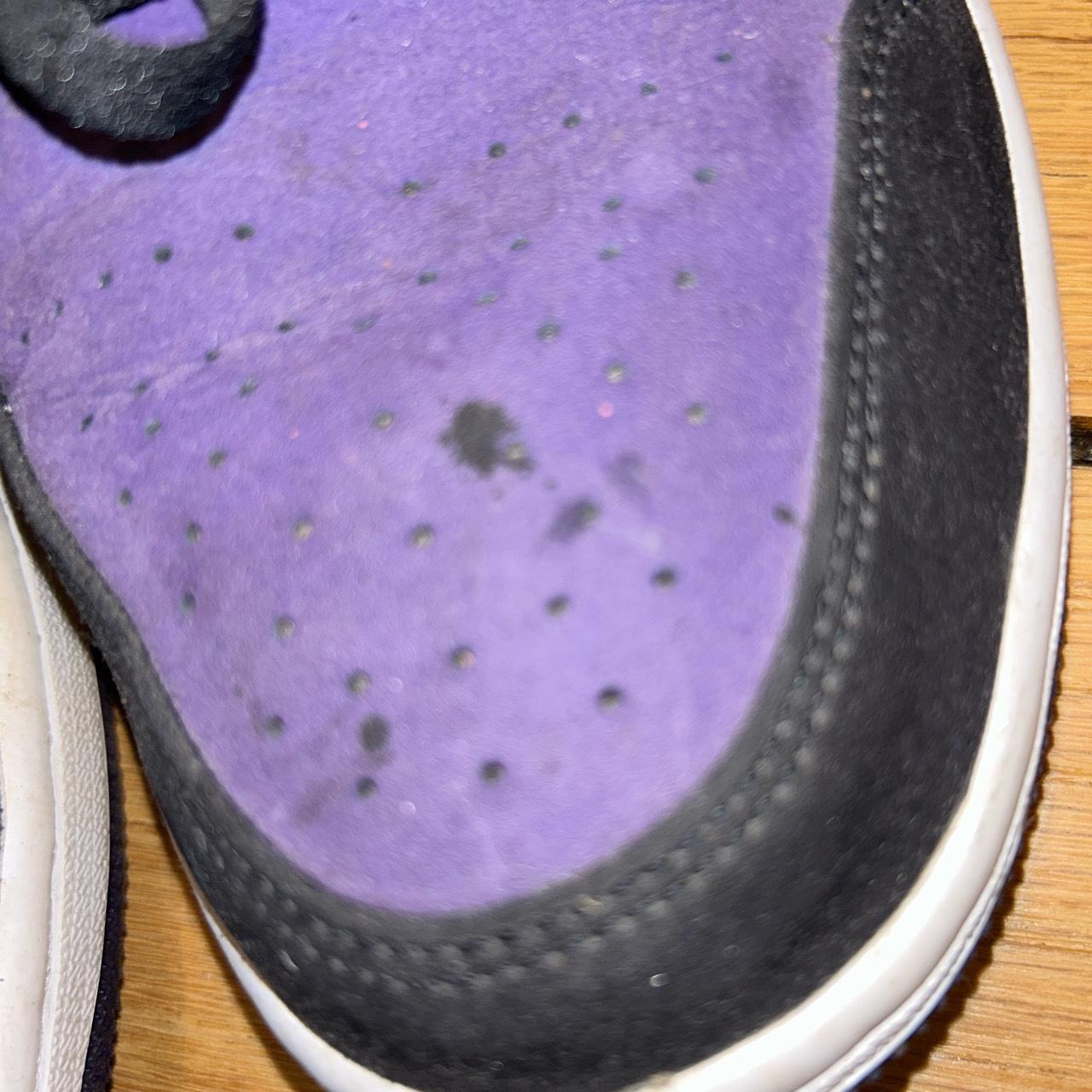 Jordan 1 court purple lows definitely used Slight Depop