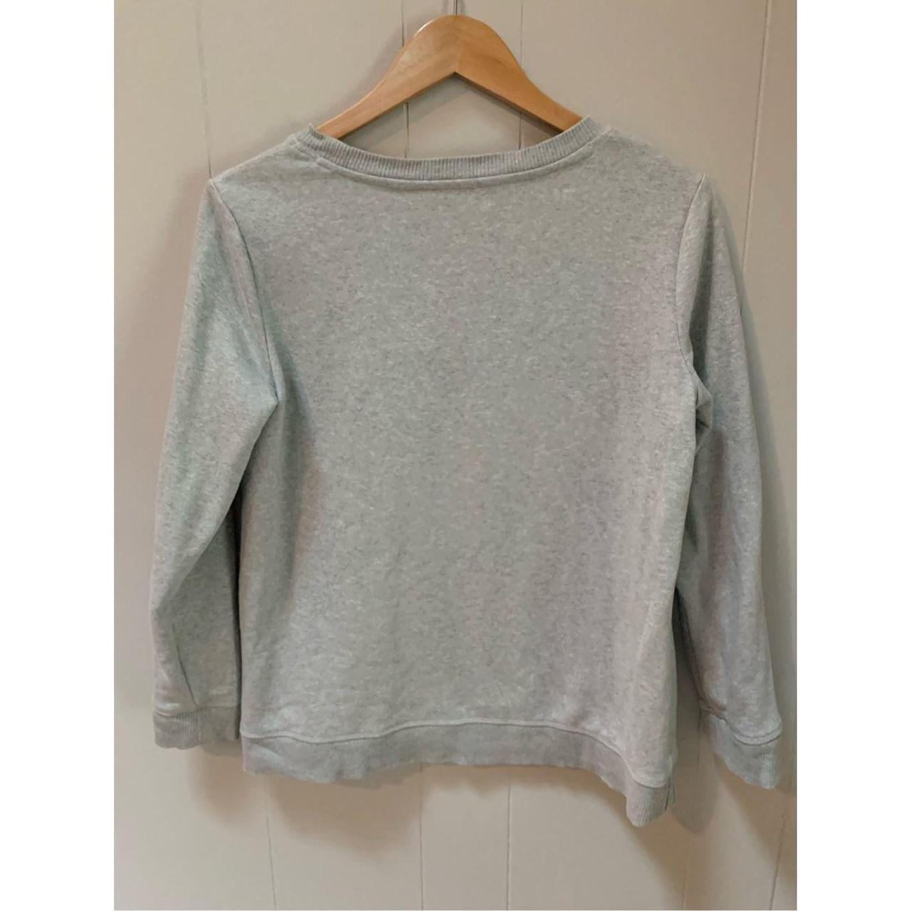 Talbots Cotton Scoop Neck Lace 3/4 Sleeve Top size - Depop