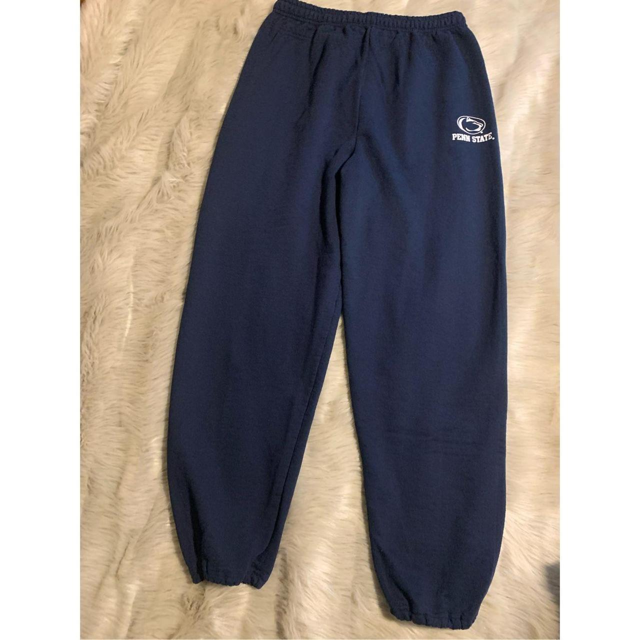 Penn State Men's Medium Sweatpants Navy... Depop