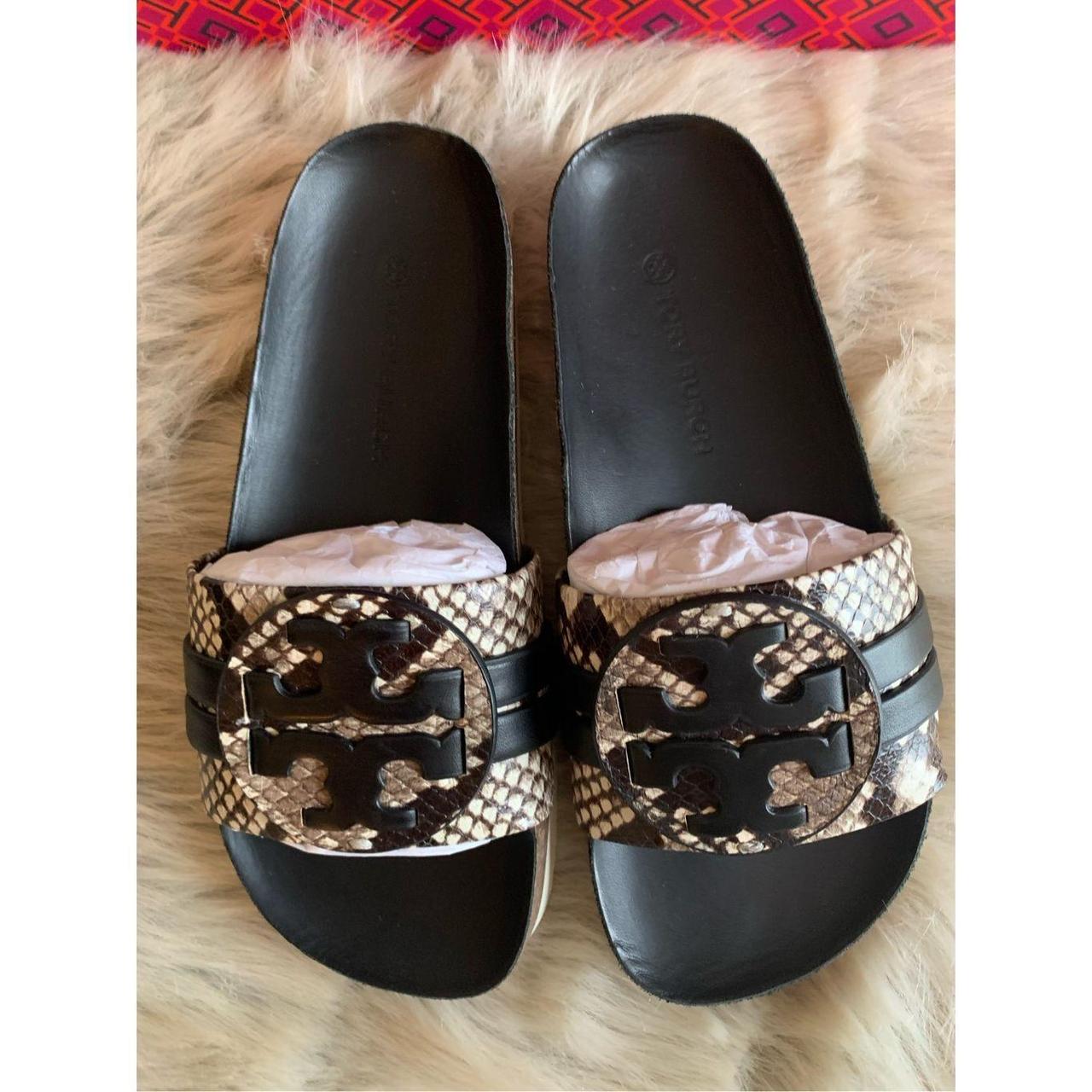 NWT Tory Burch Leigh outlets snake print leather sandals