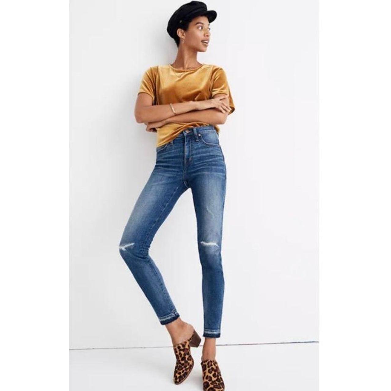 Madewell 9” Mid-Rise Skinny hot Jeans