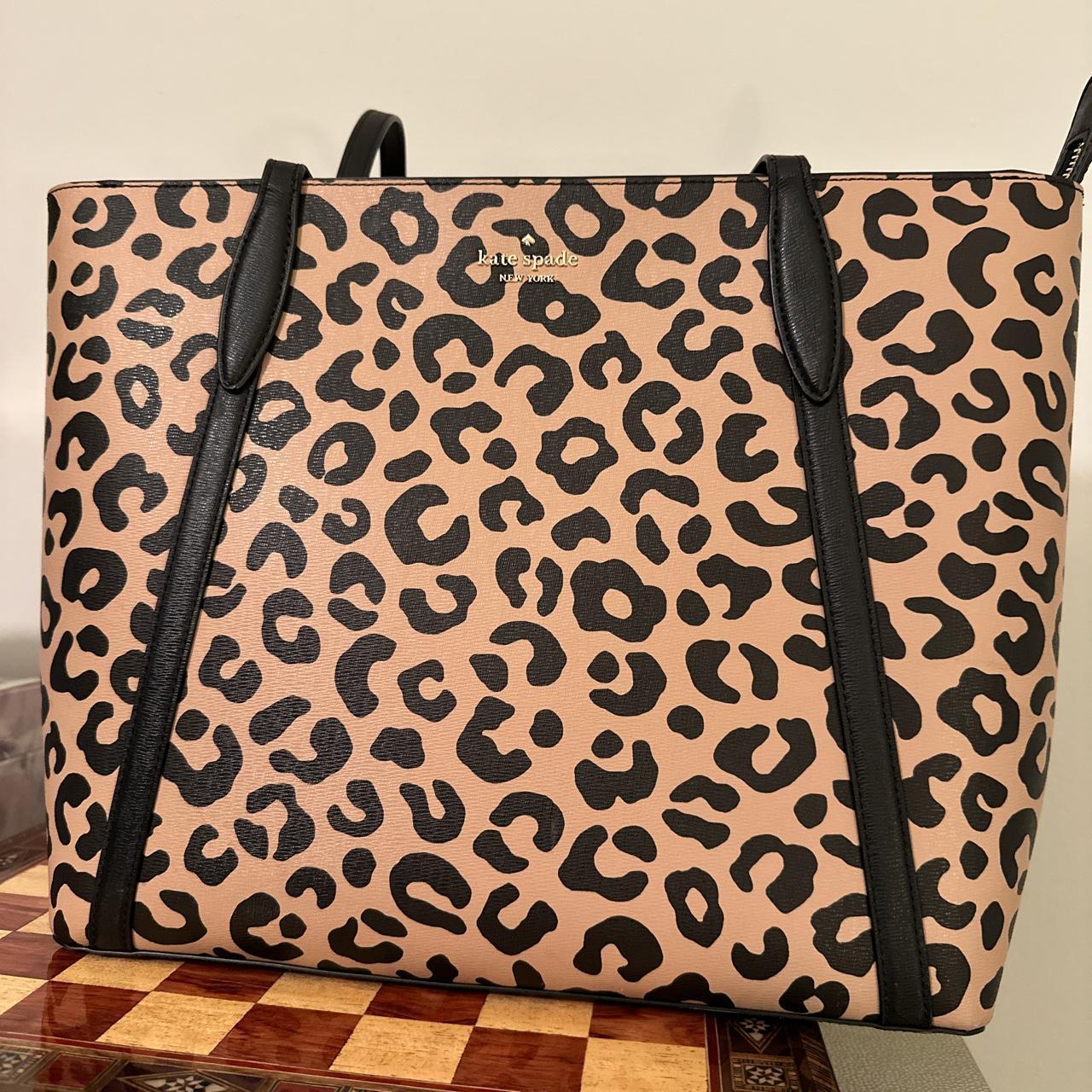 Kate Spade New York Women's Tan and Black Bag | Depop