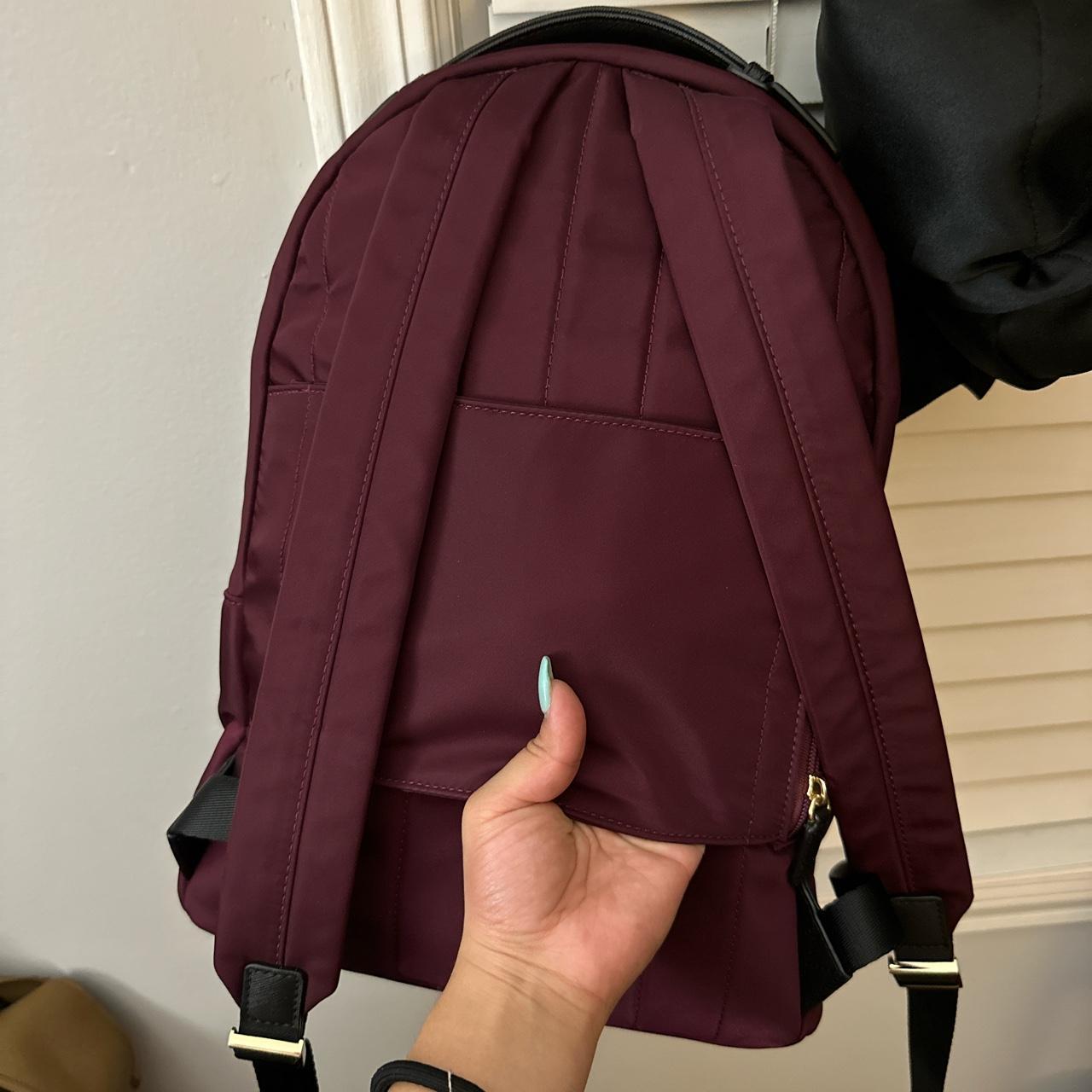 Michael kors maroon discount backpack