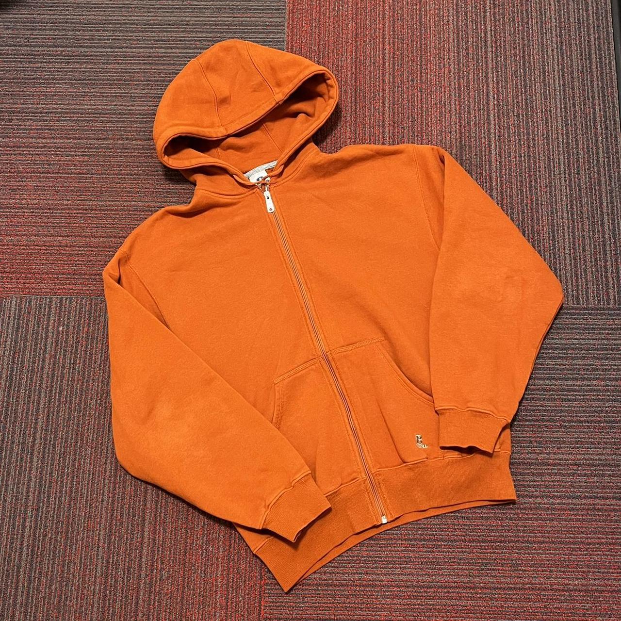 Vtg Y2K Russell Athletic Full Zip Hoodie Mens Size M... Depop