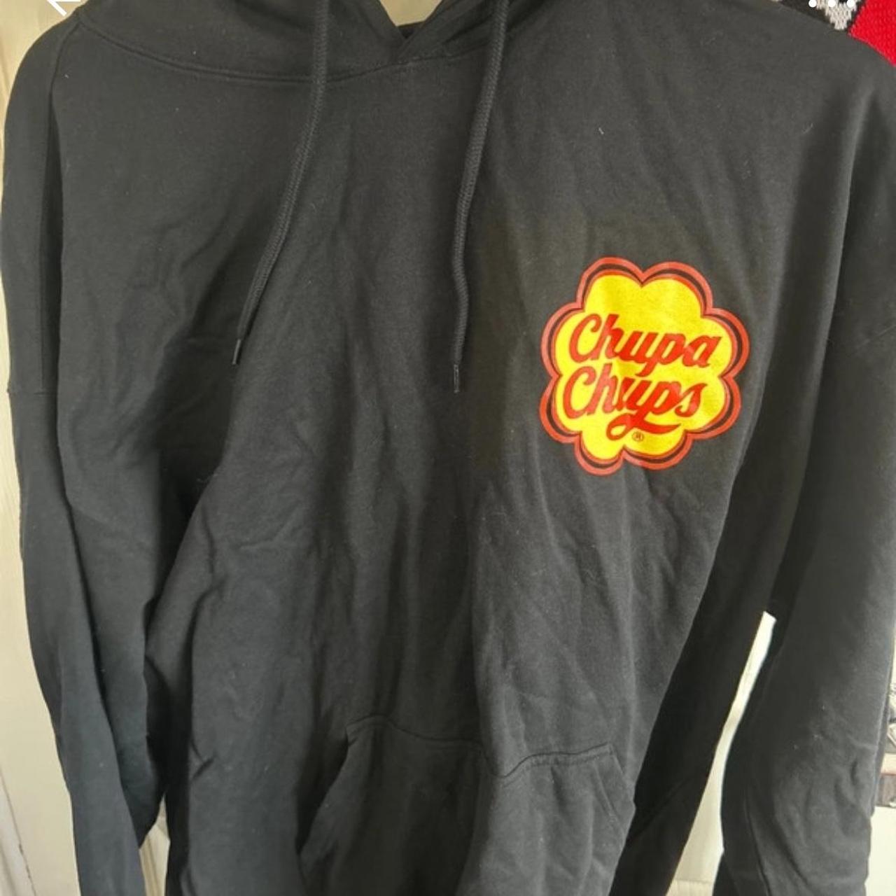 Black Chupa Chups Hoodie Only worn a couple Depop