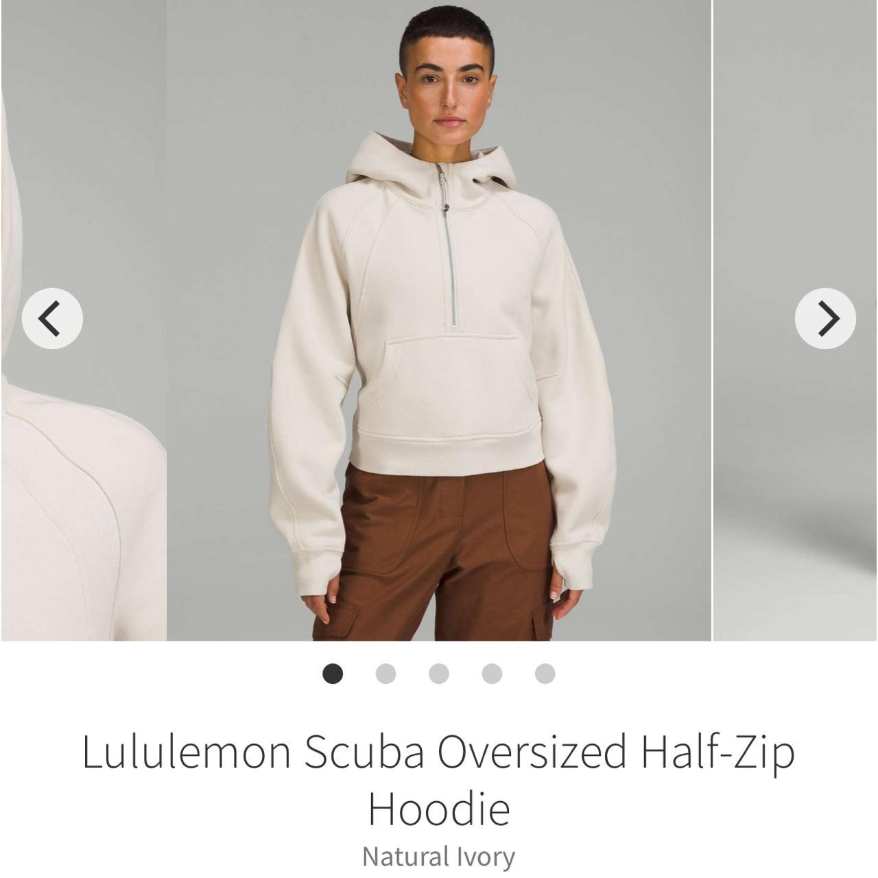 Lululemon Scuba Oversized Half zip Hoodie Size - Depop