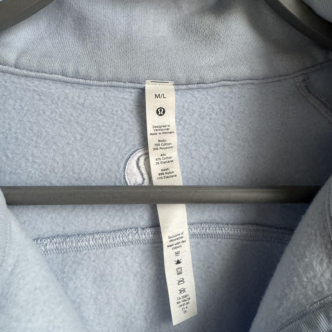 NWOT Lululemon Scuba Oversized Funnel-Neck Half Zip  - Depop