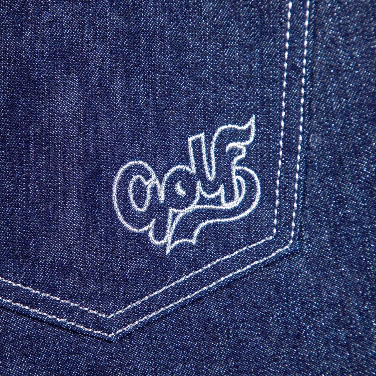 Glitter denim jeans from golf wang size 32 Used 2... Depop