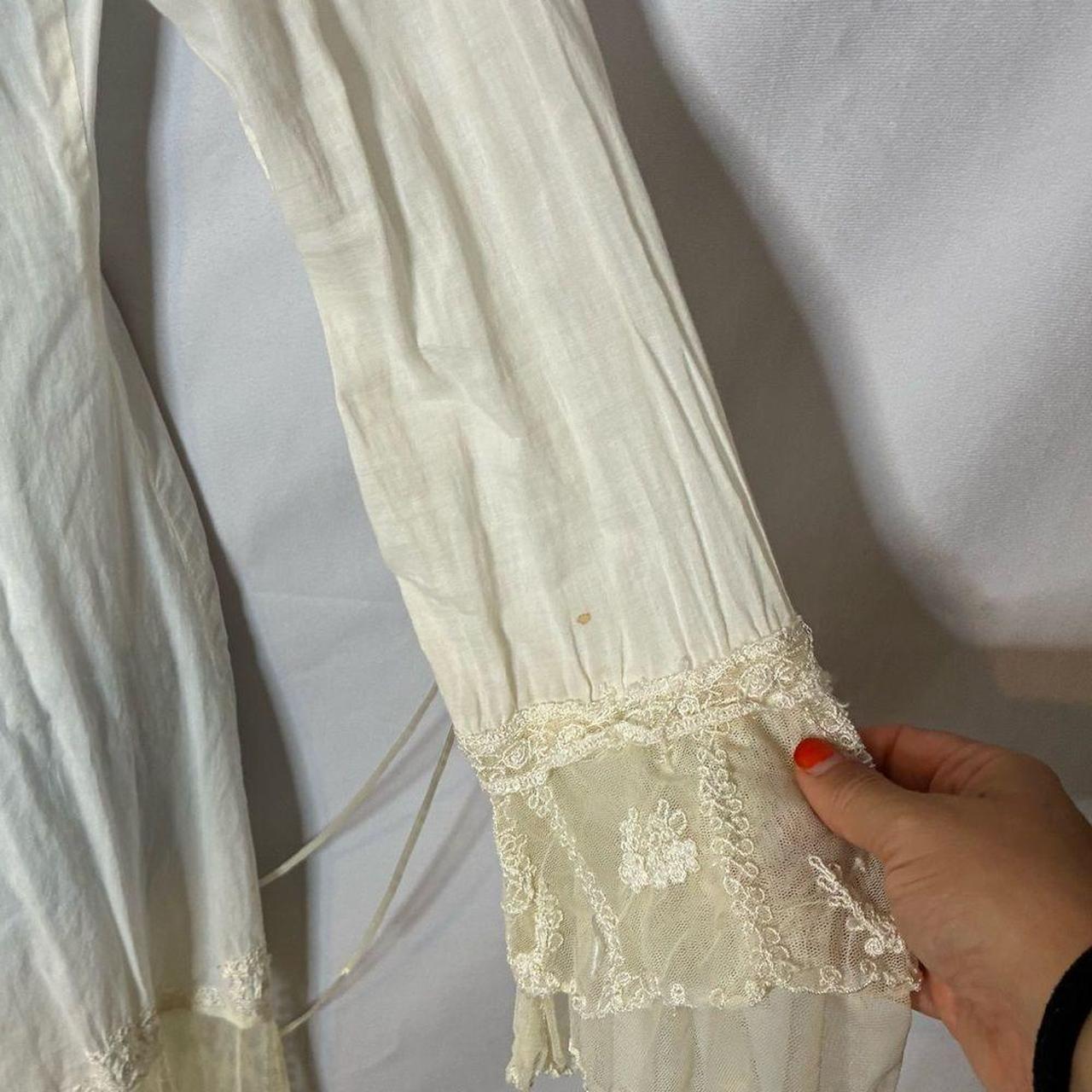 Source Unknown Women's Blouse - Cream - L – Indul… - image 3