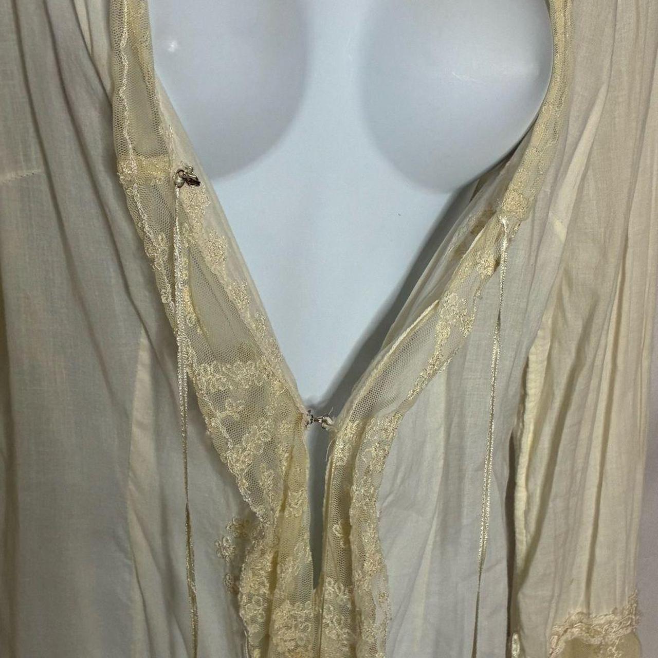 Source Unknown Women's Blouse - Cream - L – Indul… - image 7