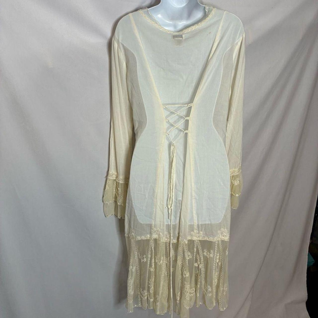 Source Unknown Women's Blouse - Cream - L – Indul… - image 5