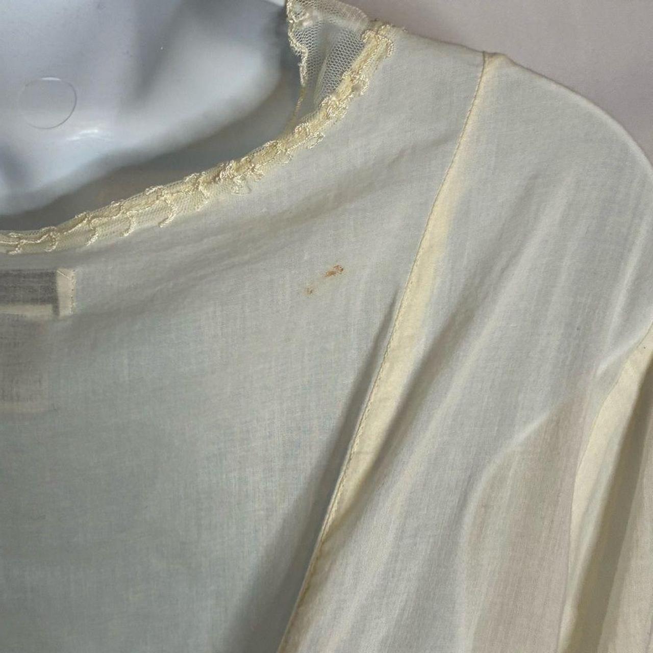 Source Unknown Women's Blouse - Cream - L – Indul… - image 6