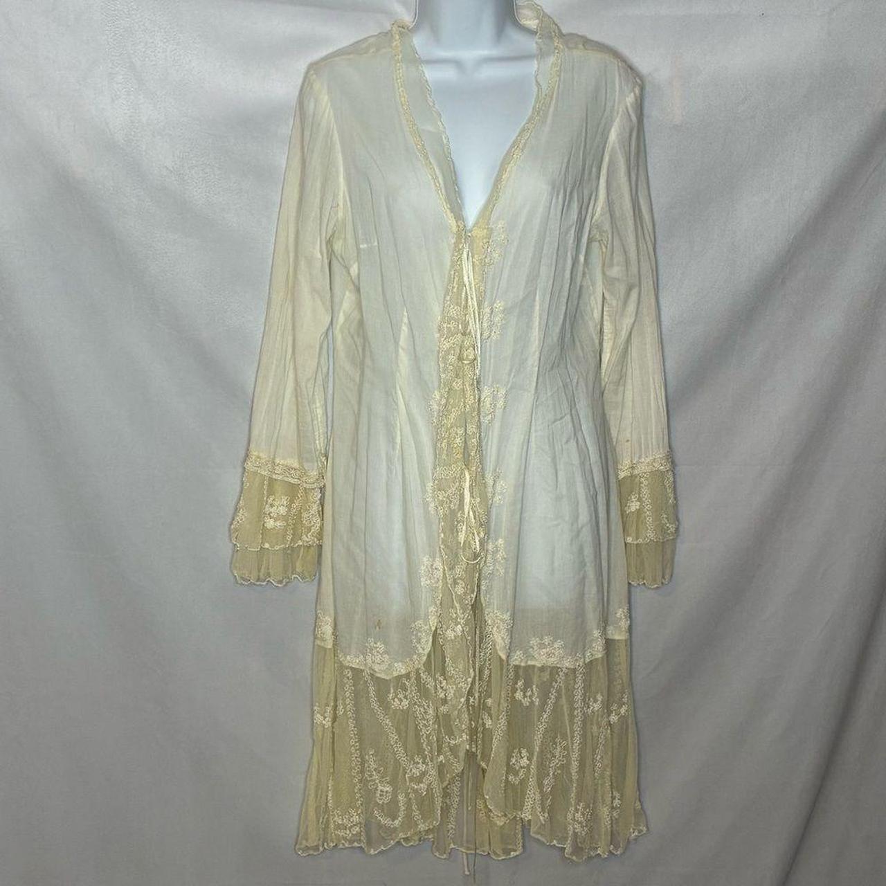 Source Unknown Women's Blouse - Cream - L – Indul… - image 1