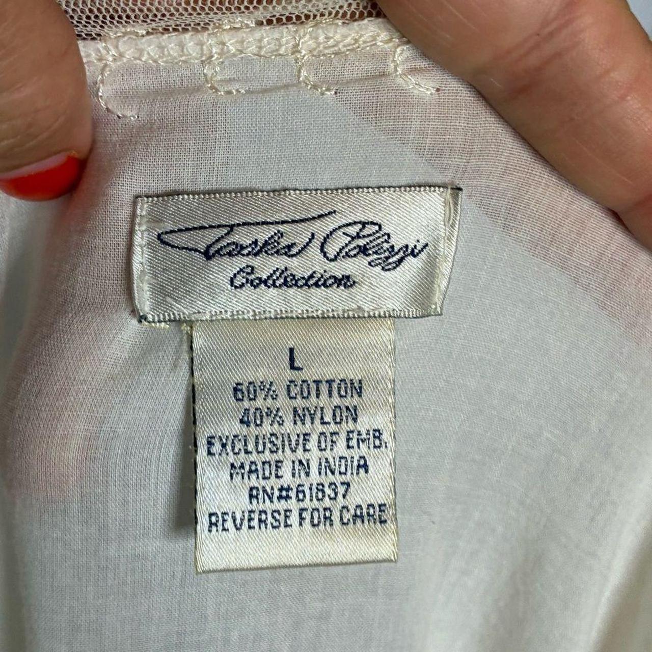 Source Unknown Women's Blouse - Cream - L – Indul… - image 8