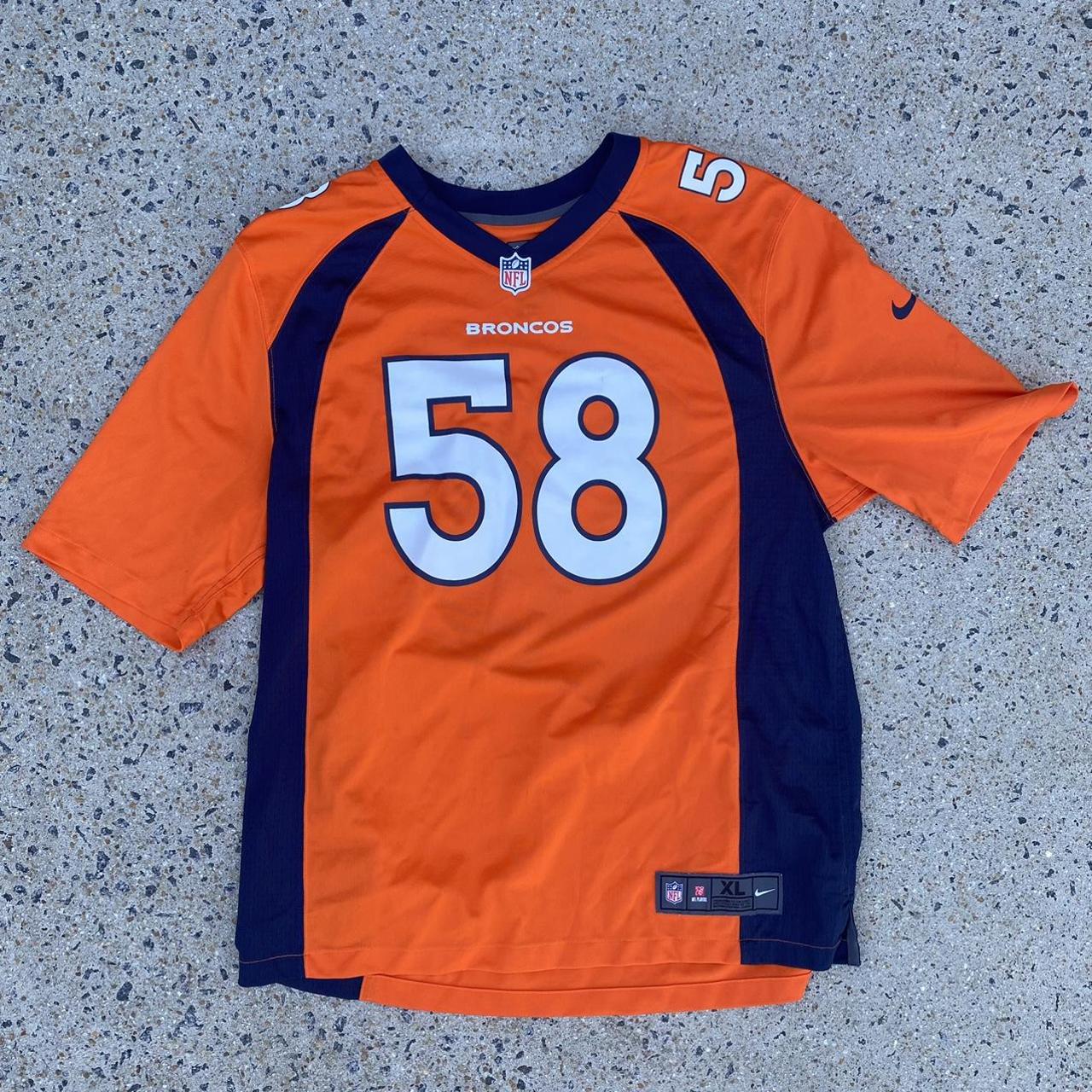 Nike Men’s Von Miller #58 NFL On Field Jersey Size XXL Denver Broncos