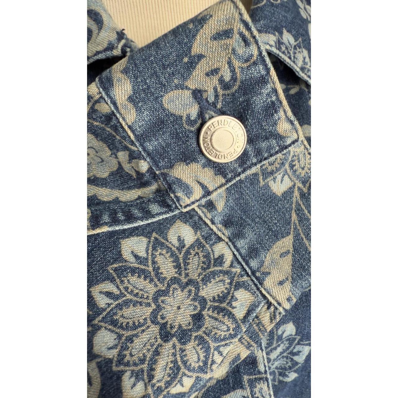 Pendleton Women's Lightweight Jacket - Blue/White… - image 3