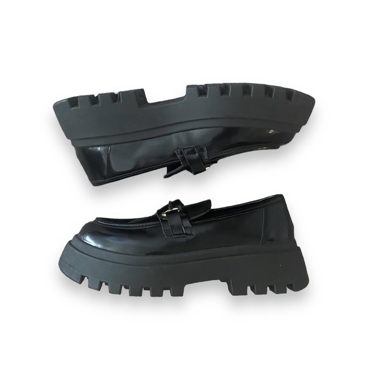 asos black loafers