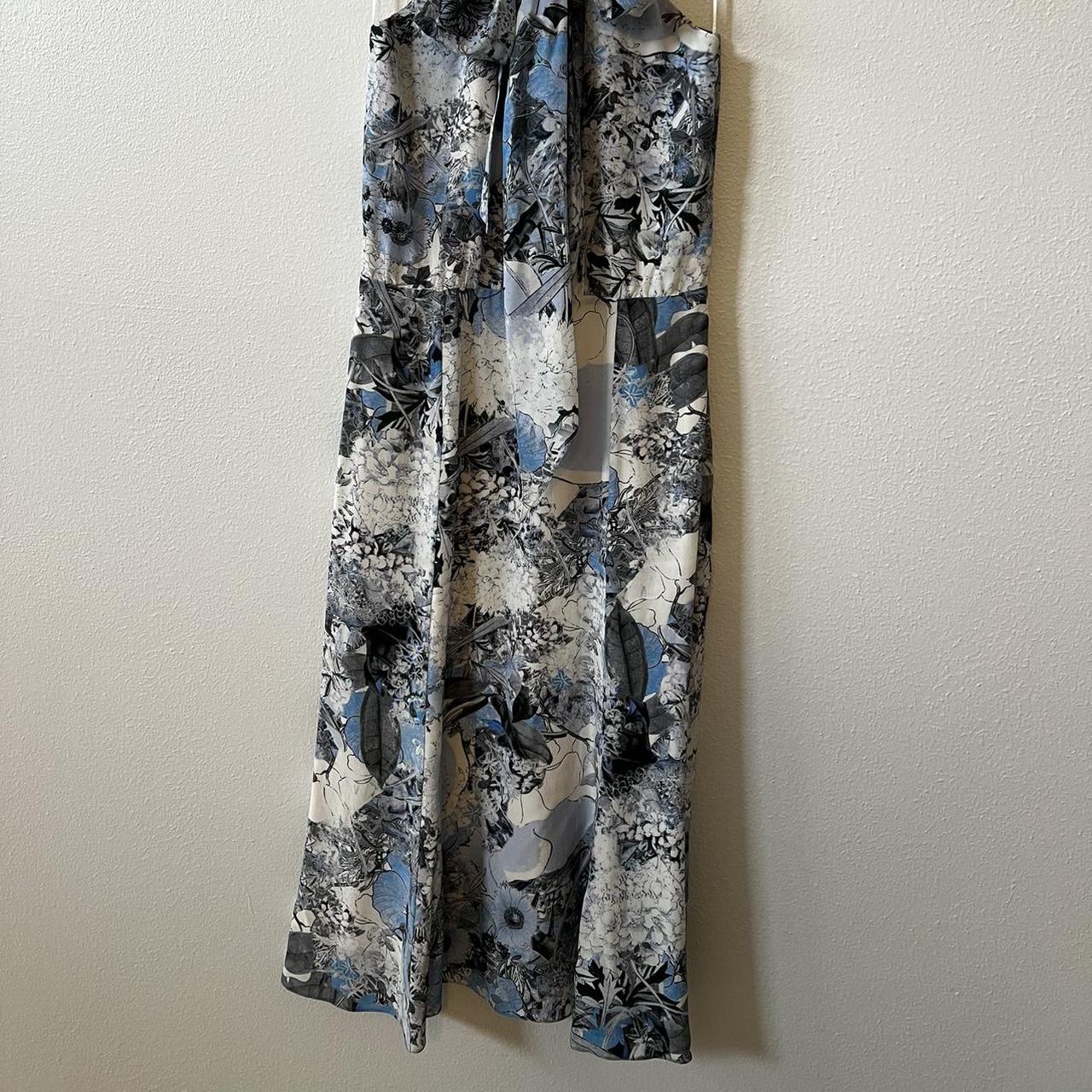 Erdem Women's White and Blue Dress (2)