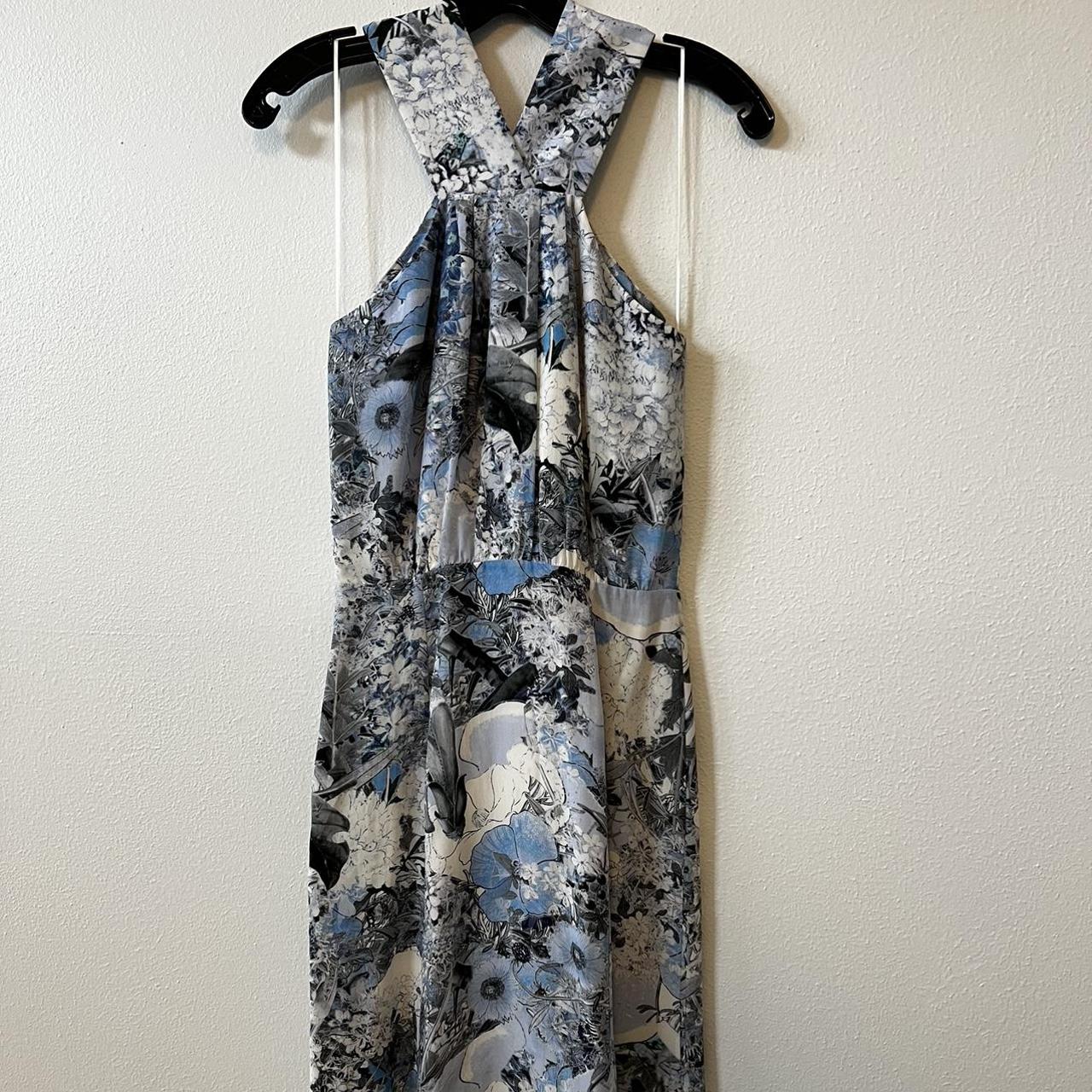 Erdem Women's White and Blue Dress (3)