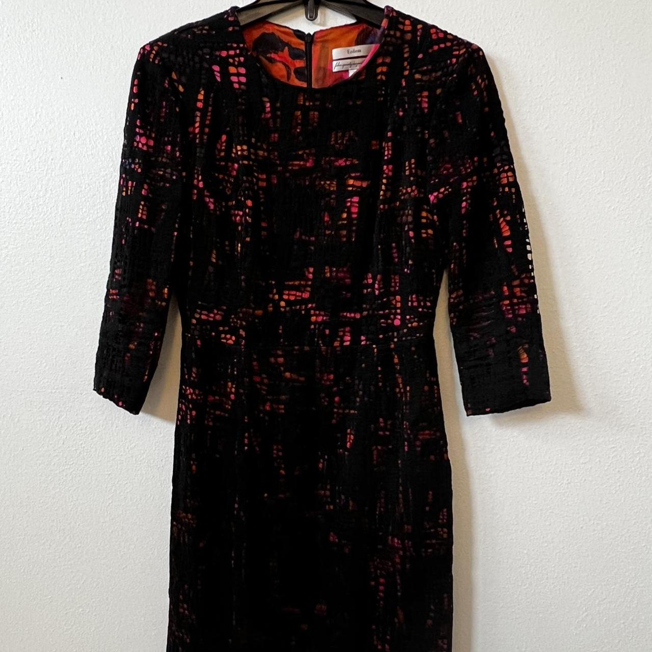 Erdem Women's Red and Black Dress