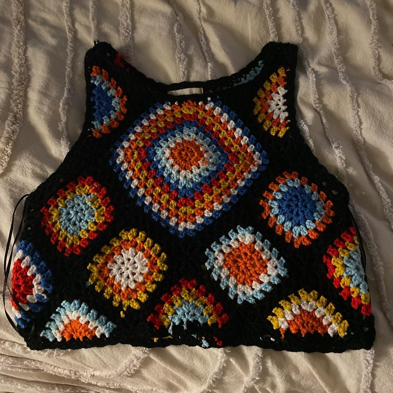 Altar’d state crocheted top worn once Depop