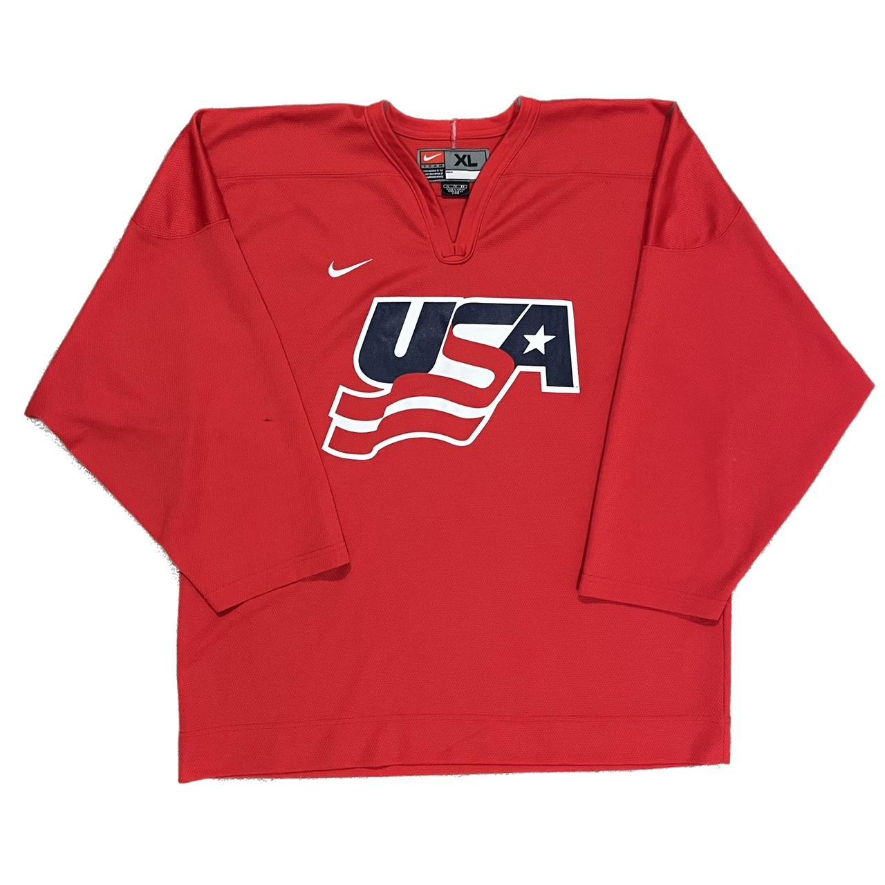 Team USA Nike Red Practice Jersey Size XL Dm for... - Depop