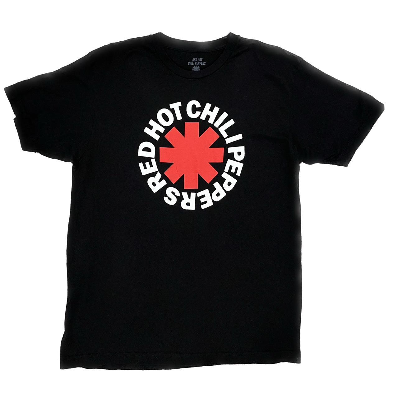 Red Hot Chili Peppers Black T-shirt Size L Dm for... - Depop