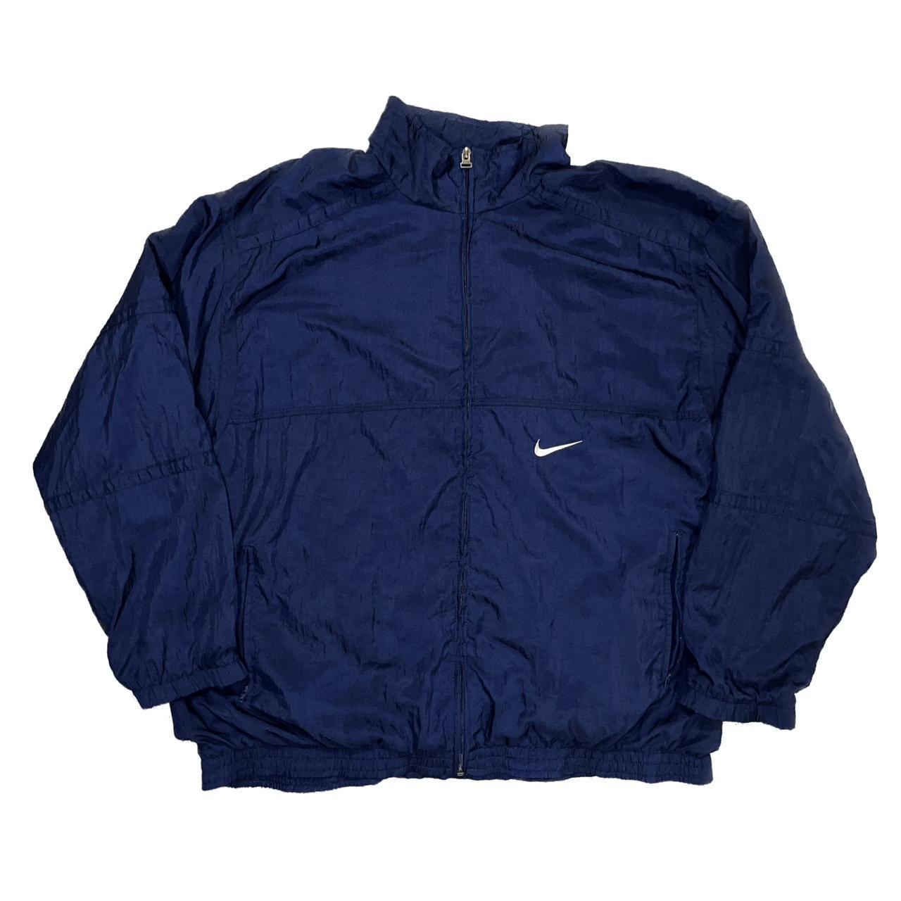 90's Nike Navy Blue Windbreaker Size XL Dm for... - Depop