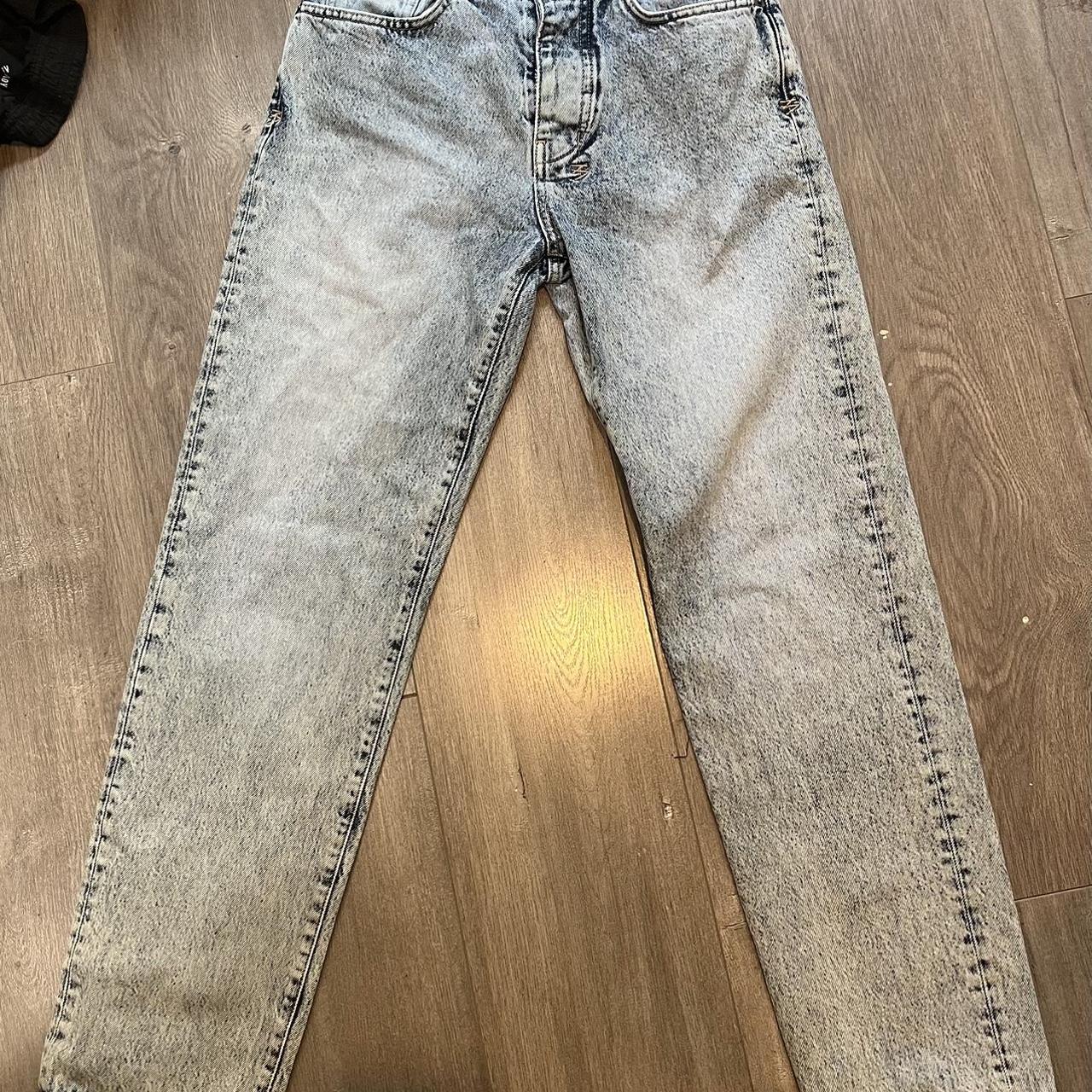ksubi acid wash straight jeans size 30x30 very good... Depop