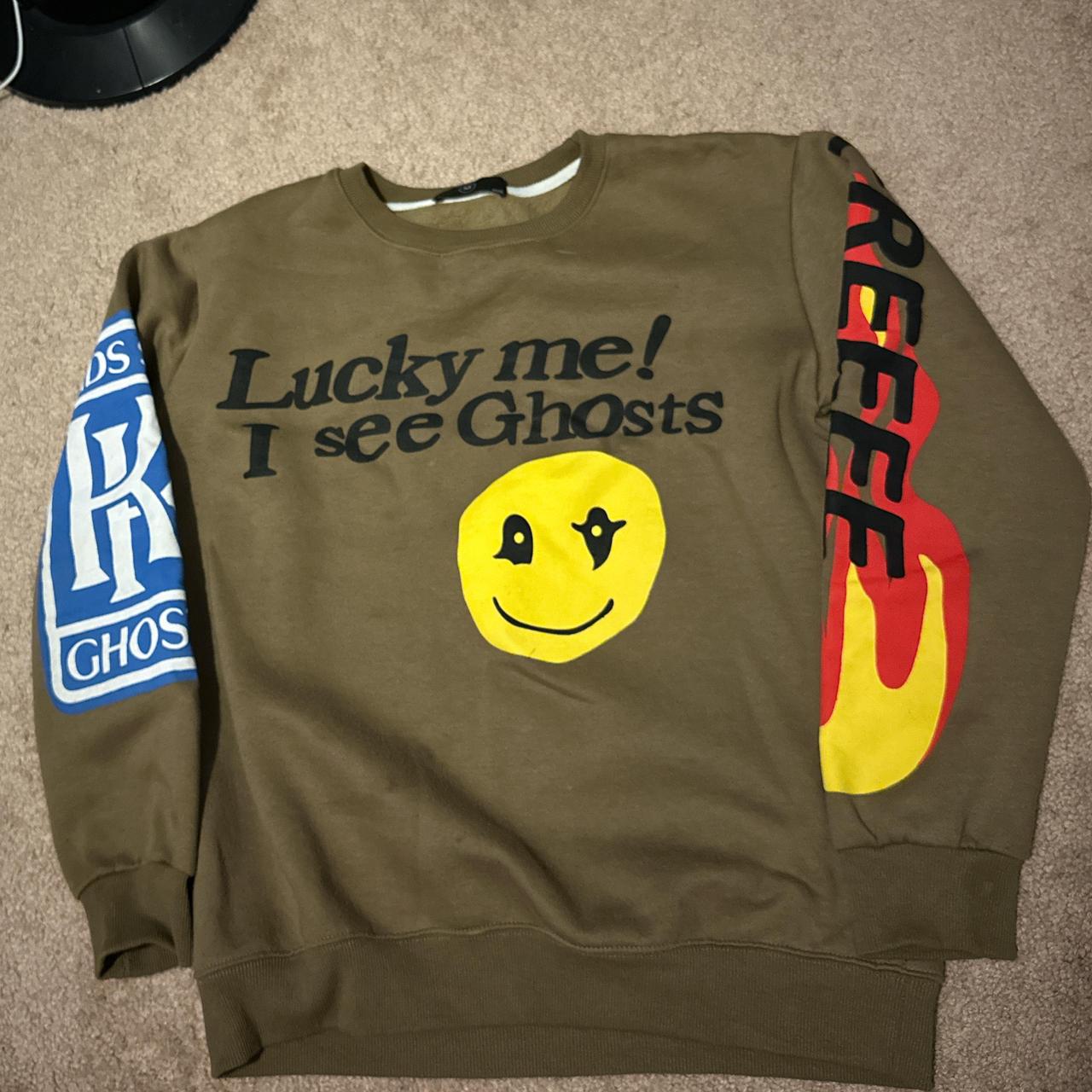 Yeezy sweatshirt lucky me sale