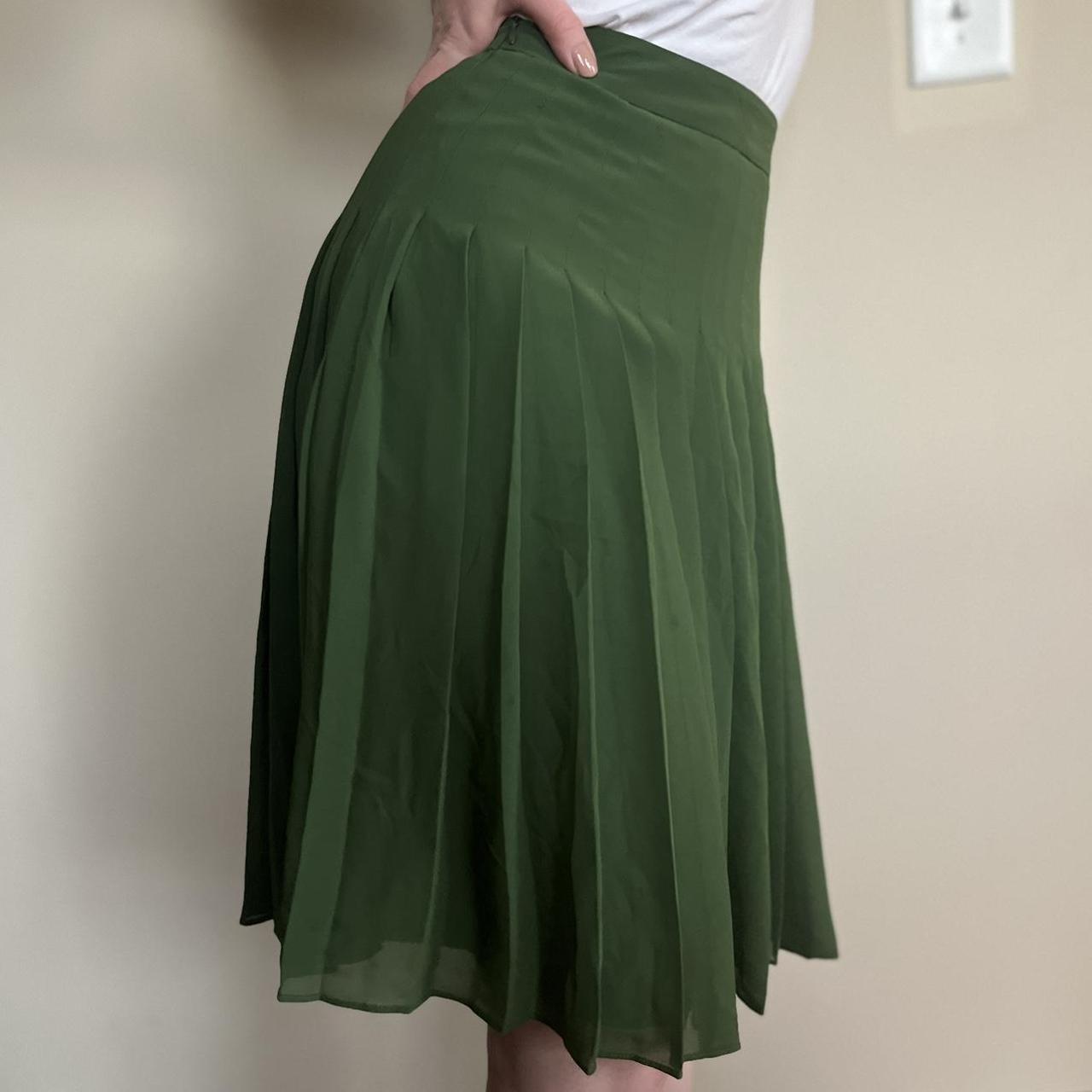 Ann Taylor Women's Green Skirt (3)