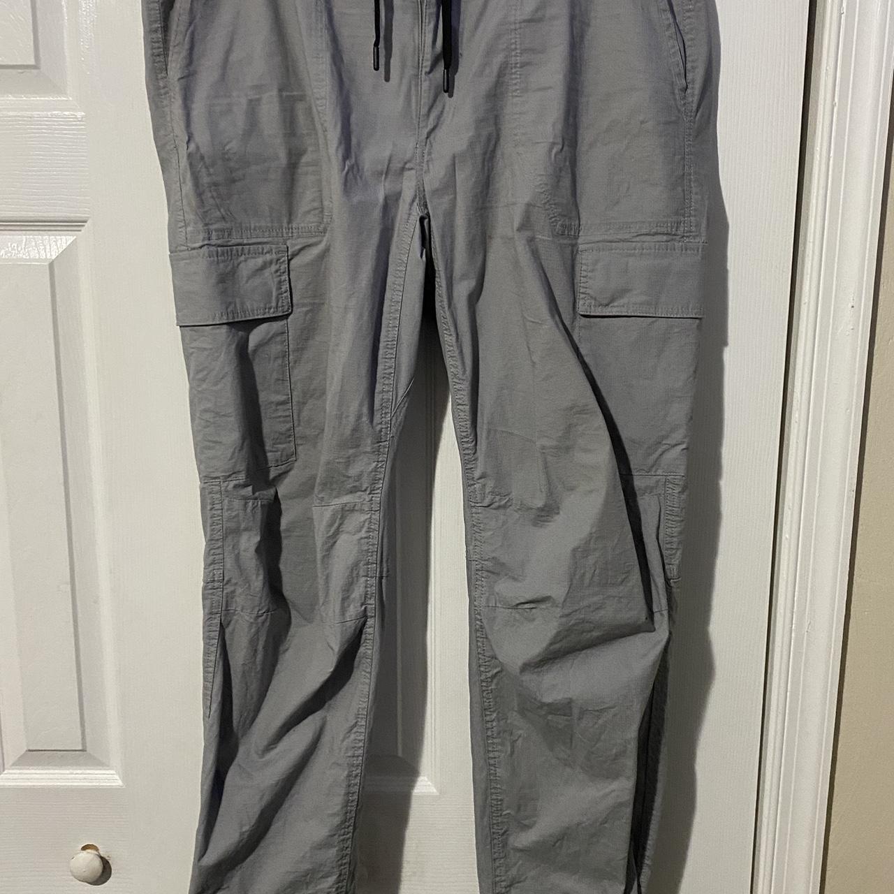 Grey H&M Cargo Pants small stain on left leg - Depop