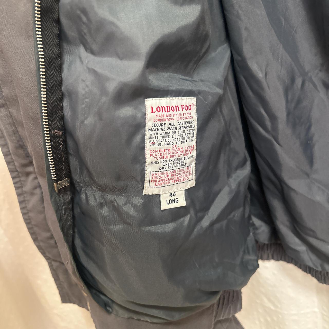 London Fog Men's Bomber Jacket - Grey/Black - L –… - image 3