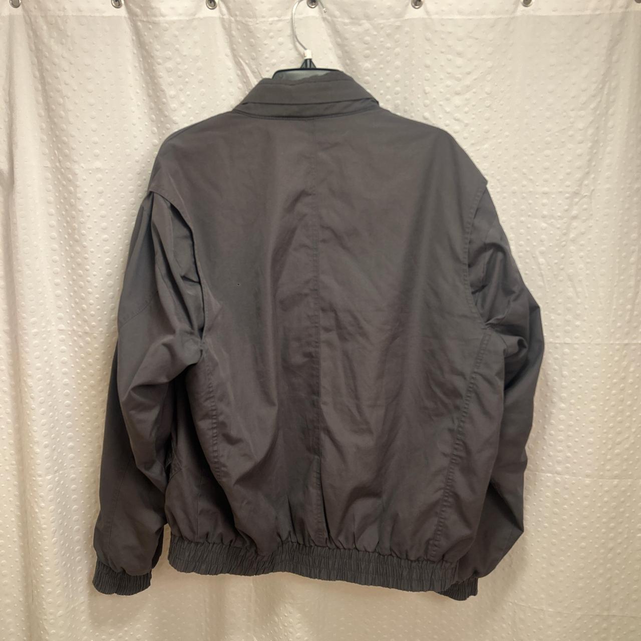 London Fog Men's Bomber Jacket - Grey/Black - L –… - image 4