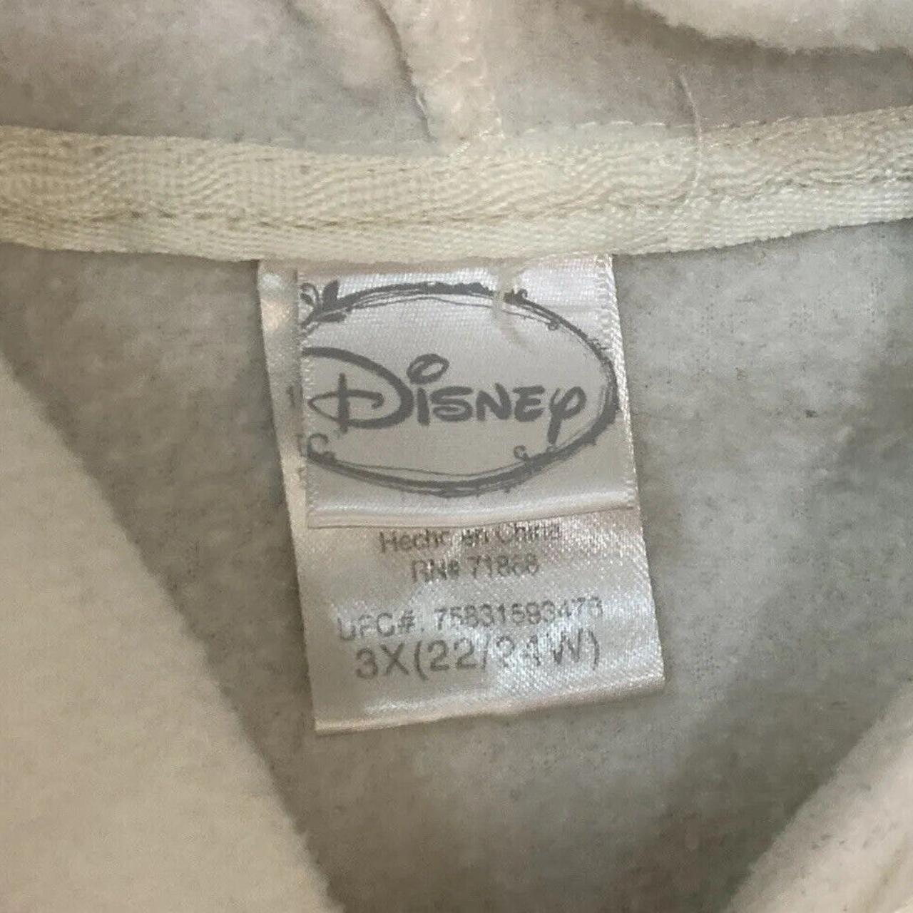 Disney Tinker Bell FLIRT Ivory Fleece Hoodie 3X Full... - Depop